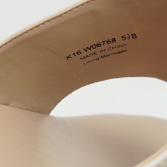 Cole Haan Margate Wedge II Sandshell Sandals Sz 5.5 B Cream & Animal Print - Picture 9 of 11